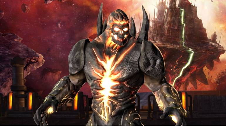 Dark Khan é a fusão de Shao Kahn e Darkseid.