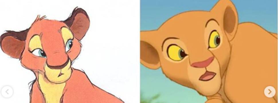 Antes E Depois Veja Artes Conceituais De Bichinhos Da Disney