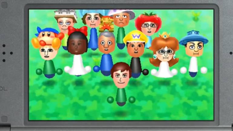 Imagem do Mii Plaza do Nintendo 3DS