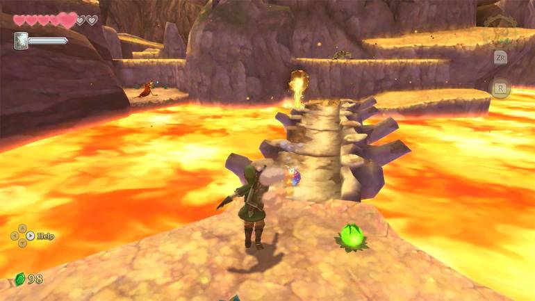 Link em Zelda: Skyward Sword.
