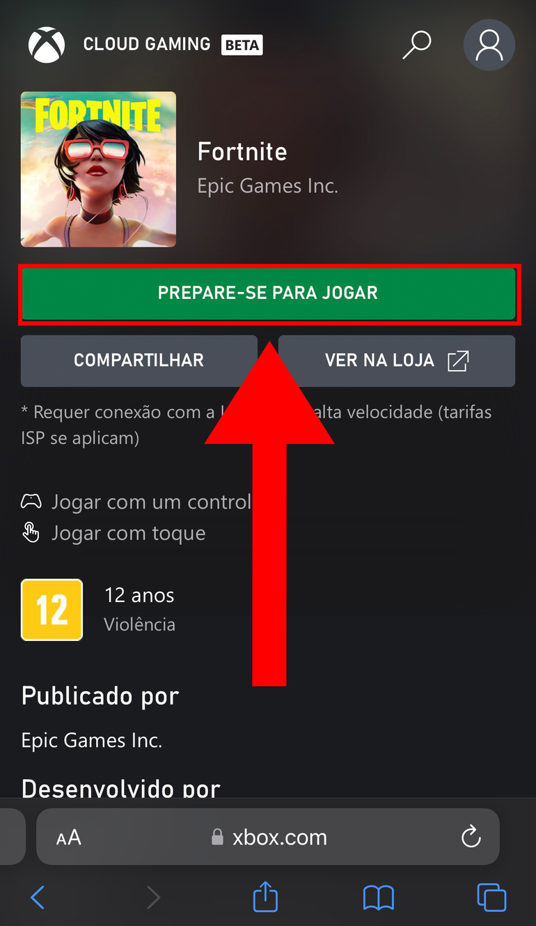 Como jogar Fortnite sem baixar