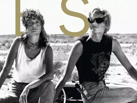Cartaz da edição 2026 do Festival de Cannes em homenagem a Thelma & Louise/Reprodução