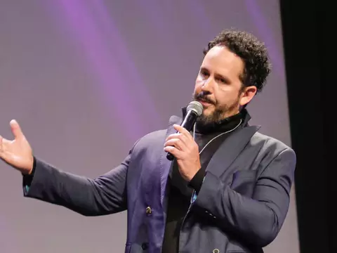 Aly Muritiba, durante o Festival de Gramado