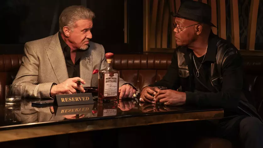 Stallone e Samuel L. Jackson aparecem juntos em foto de Tulsa King
