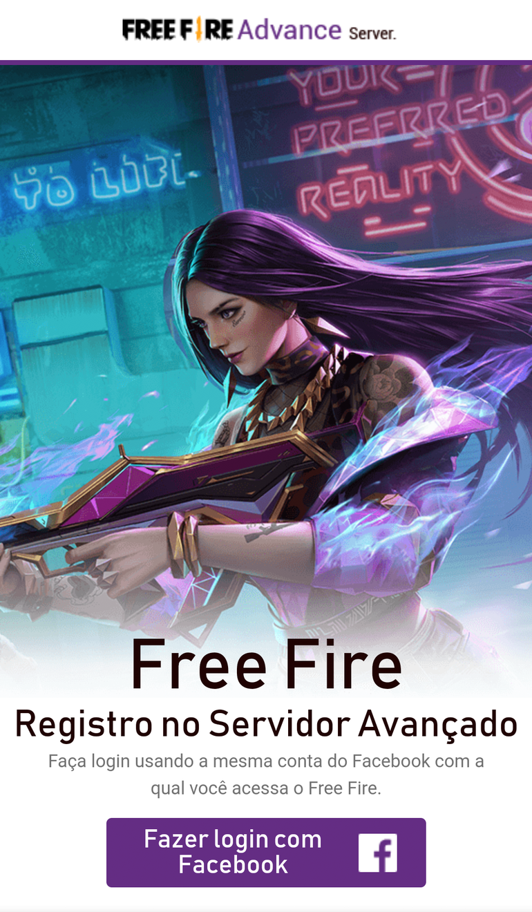 Free Fire: servidor avançado de julho ganha data; como se inscrever, free  fire