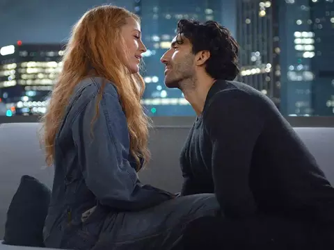 Foto de Blake Lively y Justin Baldoni en la película Romper el círculo/Reproducción