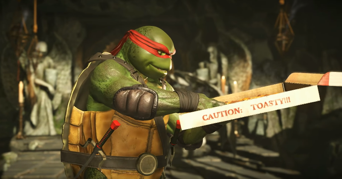 Donatello em Chamas no Injustice 2 (Tartarugas Ninjas) 