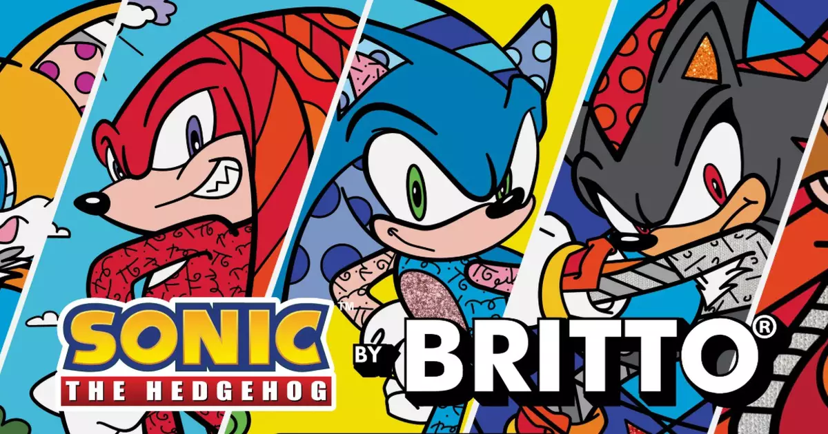 Sonic | Romero Britto e Sega lançam coleção inspirada na franquia
