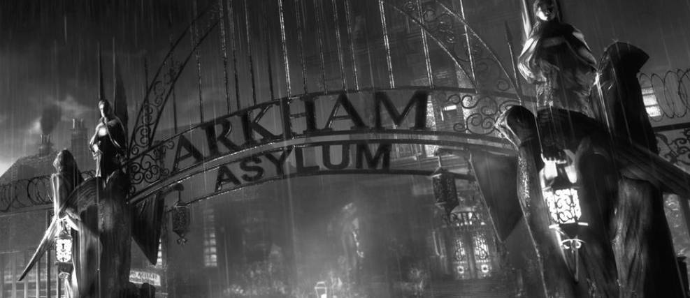 Fachada do Asilo Arkham em um dos filmes do Batman (Reprodução)