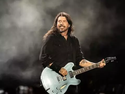Dave Grohl, em show do Foo Fighters