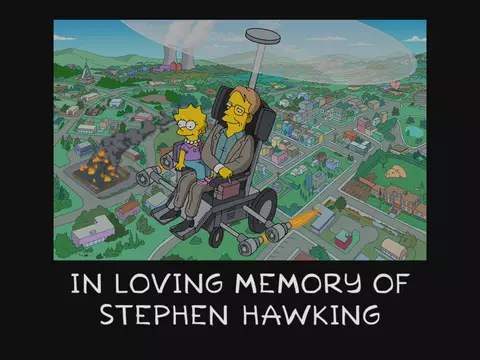Os Simpsons presta homenagem a Stephen Hawking em episódio da temporada 29