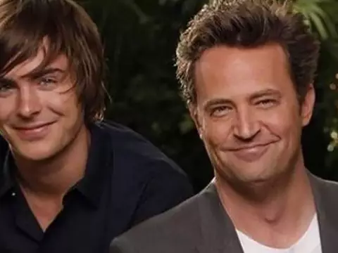 Zac Efron diz que toparia viver Matthew Perry em filme: "Ficaria honrado"