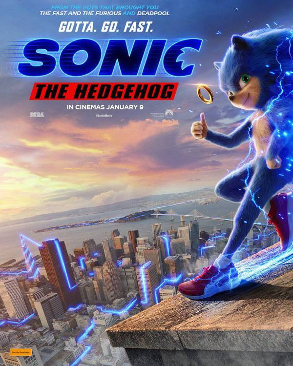 Agora sim! Trailer do filme apresenta o novo Sonic reformulado