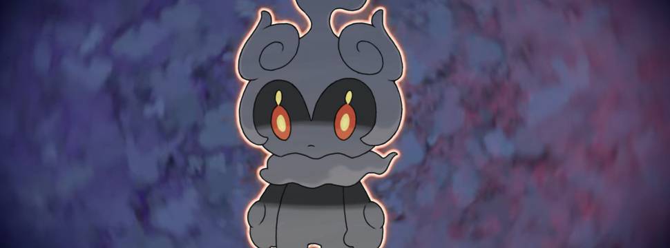 Mundo Pokémon - 802- Marshadow (Forma Espírito de Luta Ardente). Tipo:  lutador/fantasma. Evolução: Não Evolui. Histórico: Quando seu espírito de  luta começa a arder, Marshadow assume essa forma. Quando vai disparar um