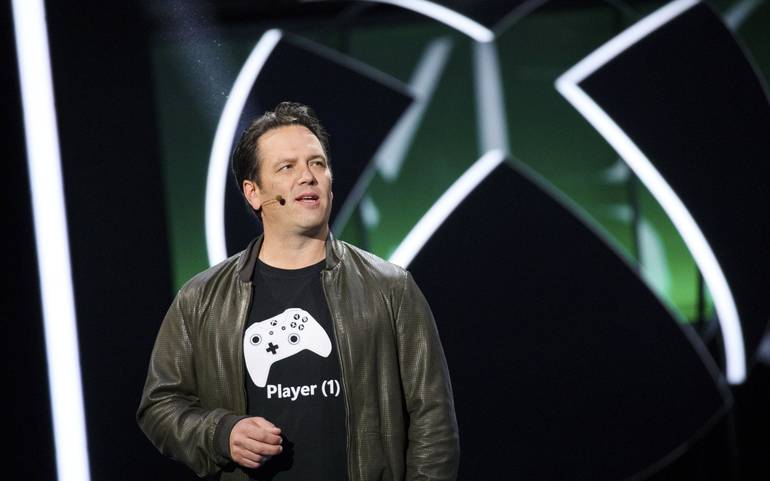 Phil Spencer em conferência da Xbox.