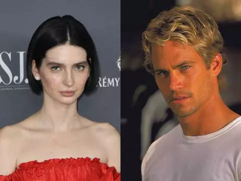 Montagem com Meadow Walker Thornton-Allan e Paul Walker (ANGELA WEISS / AFP e Universal/Reprodução) - Montagem Omelete