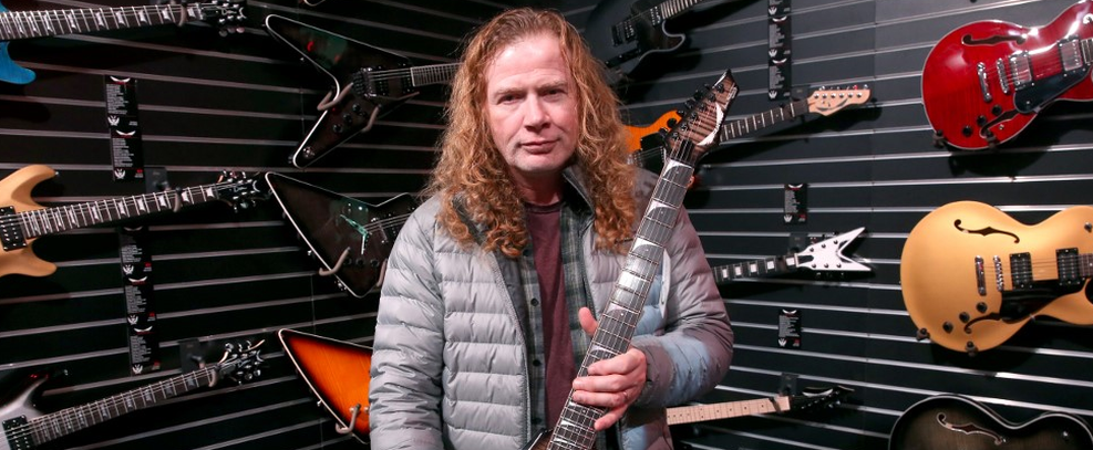 Dave Mustaine, do Megadeth (via Jesse Grant/AFP)