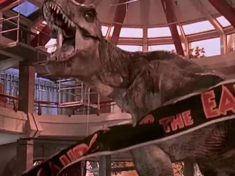 Cena de Jurassic Park (Reprodução)