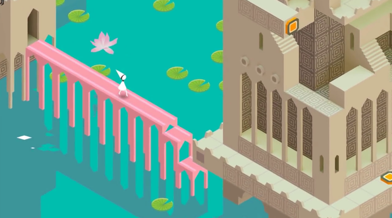 imagem de gameplay de monument valley