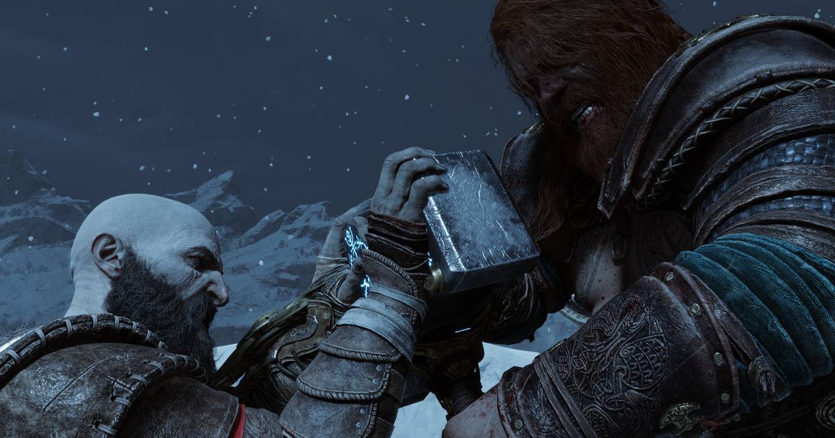 Kratos NÃO TEM CHANCE! ALTURA ABSURDA de THOR em God of War [PS4