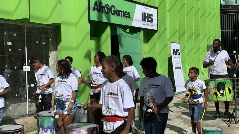 AfroGames inaugurou duas novas unidades no Complexo da Maré. Acima a unidade de Nova Holanda - Matheus Uchoa/AfroGames