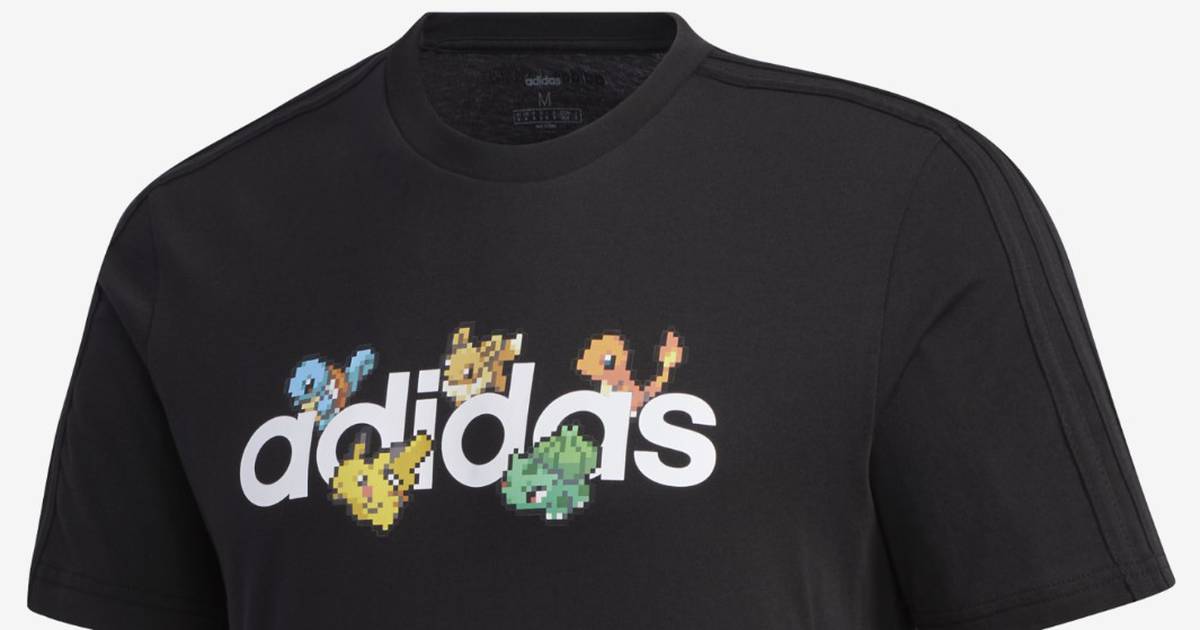 rastro Gestionar Camarada The Enemy - Adidas e Pokémon anunciam coleção de camisetas e calçados