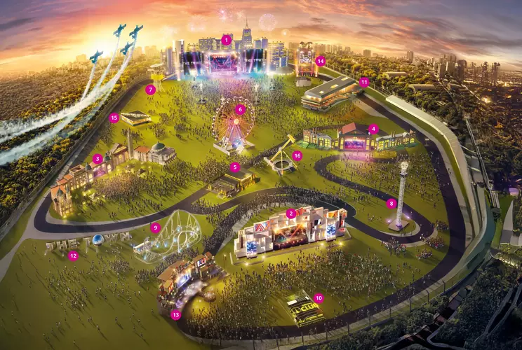 The Town 2025 - Mapa