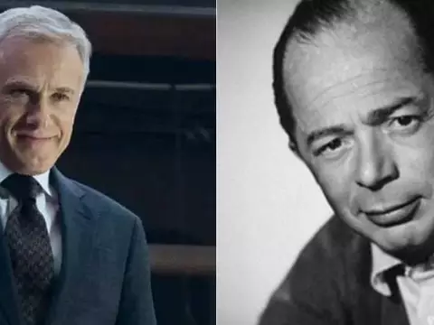 Christoph Waltz em O Consultor e Billy Wilder (Reprodução)
