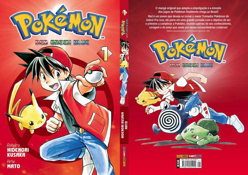 Guia de Personagens Pokémon / Livro coleção CAPA DURA Pokedex mangá Red  Yellow Nintendo