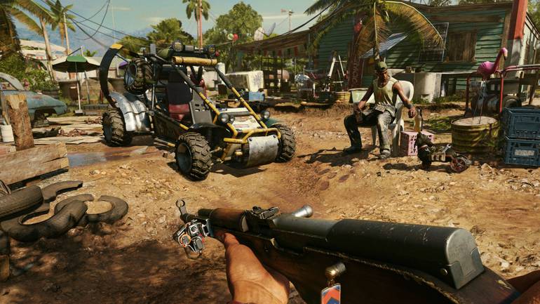 Far Cry 6 é em primeira pessoa.