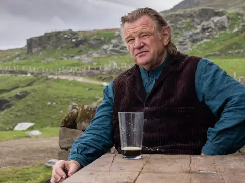Brendan Gleeson em Os Banshees de Inisherin (Reprodução)