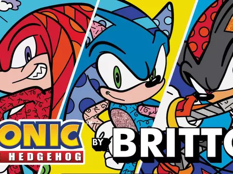 Coleção de Romero Britto e Sonic (Divulgação)