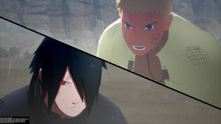 Naruto enfrenta Sasuke.