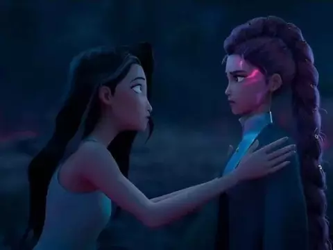 Cena de Guerreiras do K-Pop (Reprodução)