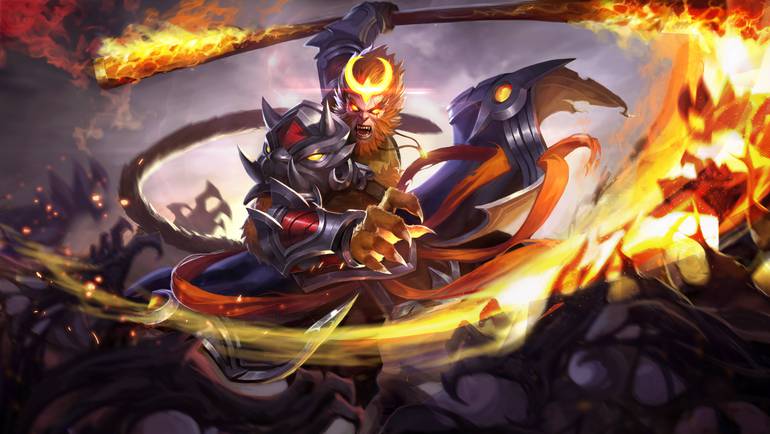 imagem de wukong de honor of kings