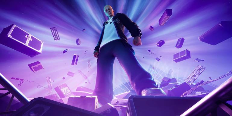 fortnite battle royale epic games eminem skin show