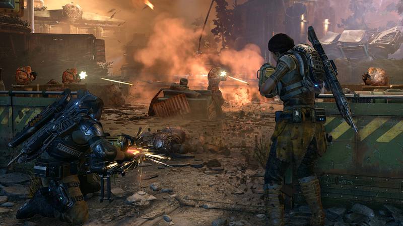 Jogo De Tiro/ação Gears Of War 4 Xbox One - A Melhor Saga