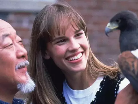 Cena de Karatê Kid 4 (Divulgação)