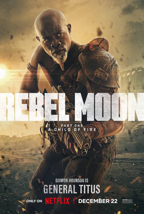 Rebel Moon  Visual de Djimon Hounsou no novo filme de Zack Snyder é  revelado