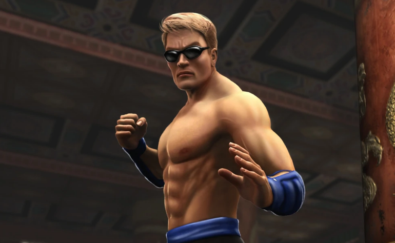 Johnny Cage em Shaolin Monks.