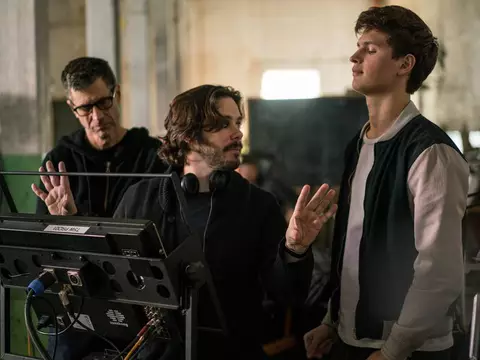 Edgar Writh nos bastidores de Baby Driver/TriStar