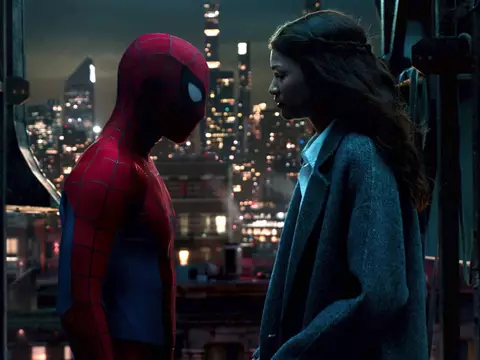 Foto de Homem-Aranha e MJ em Homem-Aranha: Um Novo Dia/Sony/Reprodução