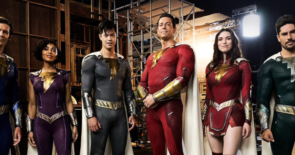 Shazam aparece com queimaduras em fotos do set de Fury of the Gods