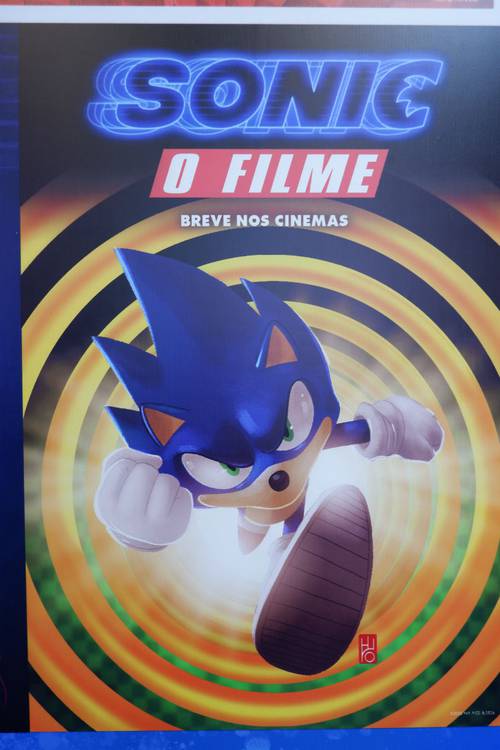 Ouriço estampa cartaz inédito de Sonic - O Filme; confira