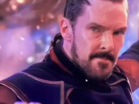 Benedict Cumberbatch em Doutor Estranho no Multiverso da Loucura (Reprodução)