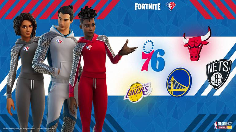 Fortnite ganha uniformes e skins de times da NBA nesta sexta-feira