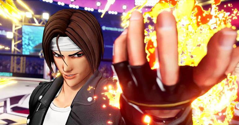 Kyo em The King of Fighters XV.