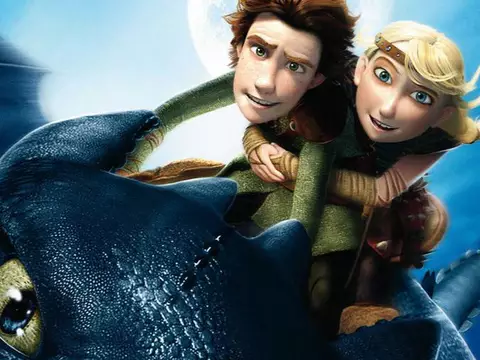 Cena de Como Treinar O Seu Dragão (Dreamworks)