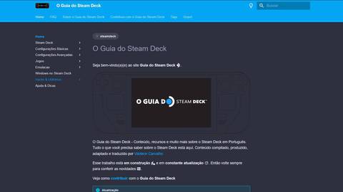 Configurações do Steam Deck - O Guia do Steam Deck