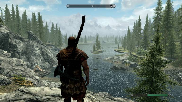 Riacho de Skyrim.